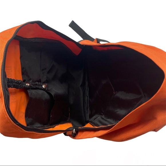 NWOT Disney Lilo & Stitch Orange Floral Backpack - Picture 5 of 5